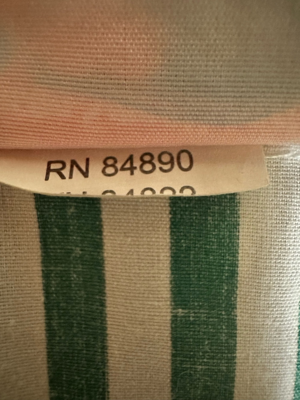 Vintage American Sweetheart Classic Green and White Striped Button-Up Shirt L - Picture 8 of 10